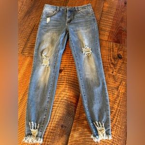 Insane One High Rise Distressed Jeans Size 11
